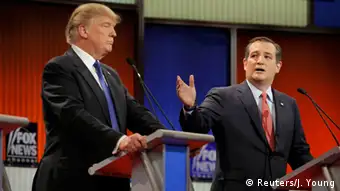 USA Republikaner Debatte - Donald Trump & Ted Cruz