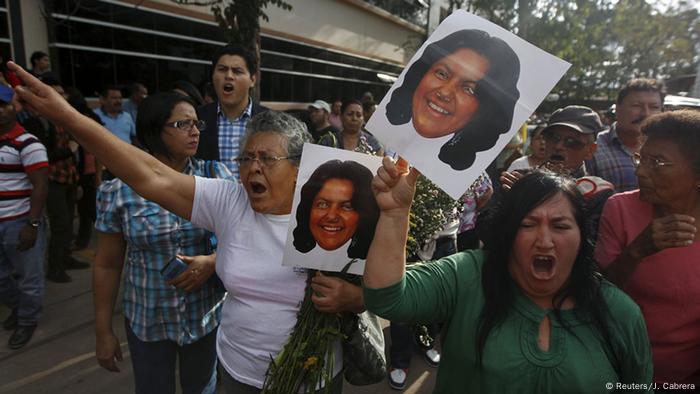 Honduras Proteste nach dem Tod von Berta Cáceres