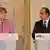 Paris PK Merkel Hollande zur Flüchtlingskrise. Foto: Bernd Riegert, DW