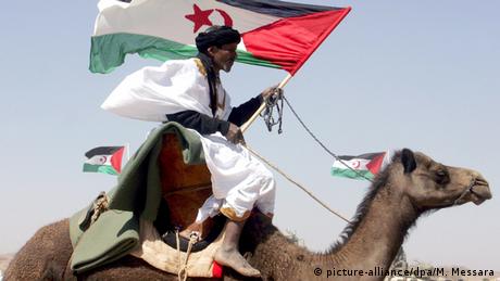 Parade zum 35. Jahrestag der Gründung der Polisario in Westsahara (picture-alliance/dpa/M. Messara)