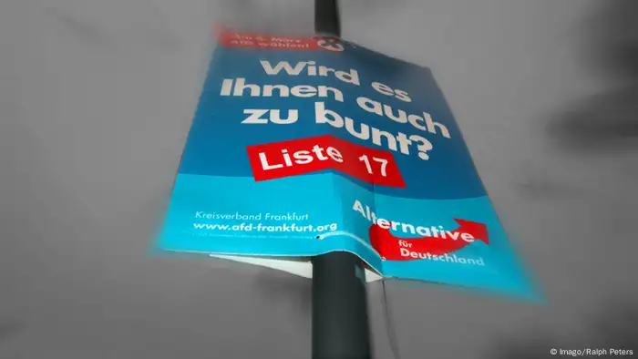 Deutschland Wahl in Hessen - Erfolg der AfD