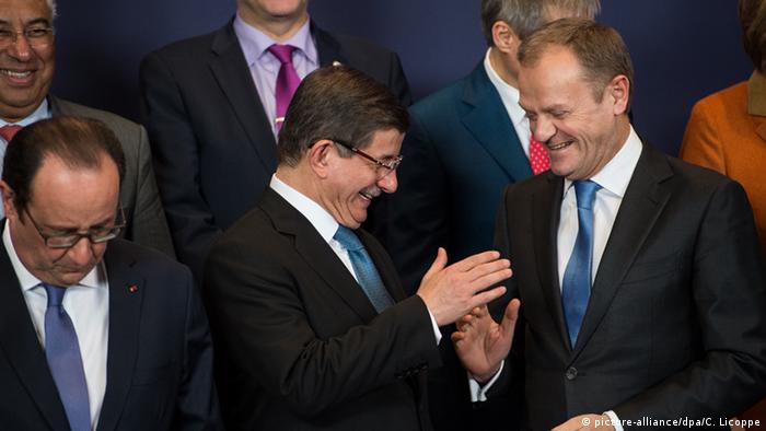 Davutoglu said the EU should show more solidarity with Turkey