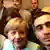 Deutschland Selfie Merkel und Syrer Anas Modamani