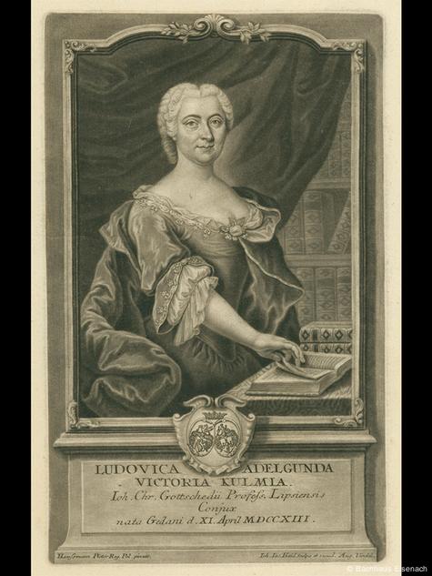 Luise Adelgunde Victorie Gottsched née Kulmus (1713–1762). Photo: Bachhaus Eisenach