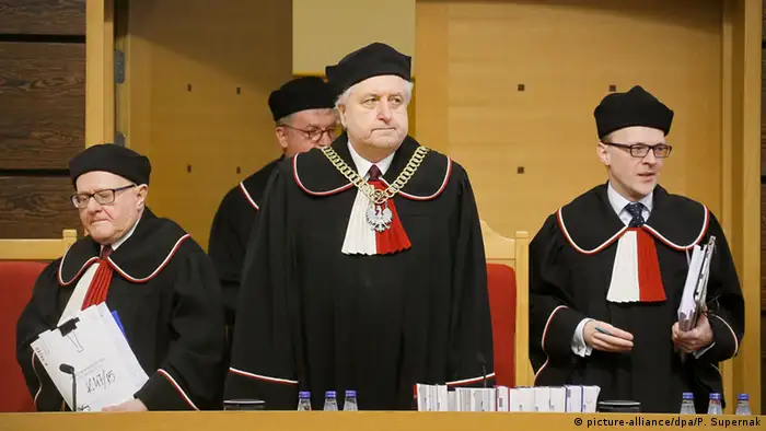 Polen Warschau Verfassungsgerichtshof Richter Andrzej Rzeplinski