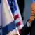 Israel Vize-Präsident Joe Biden am Flughafen von Tel Aviv