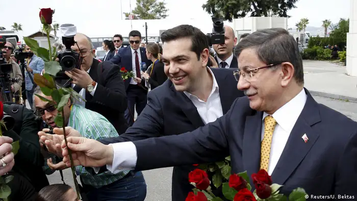 Griechenland Premierminister Alexis Tsipras Ahmet Davutoglu