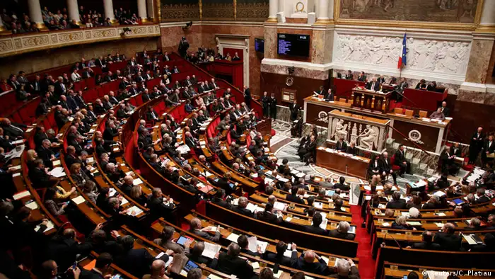 Frankreich Nationalversammlung Symbolbild
