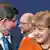Меркель и Давутоглу на саммите ЕС - Турция