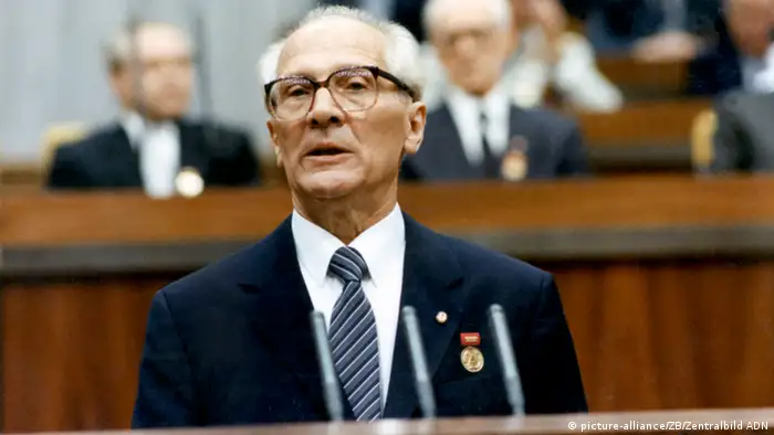 DDR Vorsitzender des Staatsrats Erich Honecker
