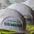 Siemens logo on helmets