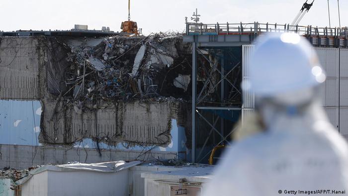 Vista del recator N° 3 de la planta nuclear Daiichi (10.02.2016)