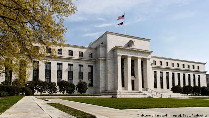 USA, Gebäude der Federal Reserve Bank in Washington DC (picture alliance/AP Images/J. Scott Applewhite)
