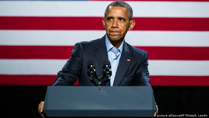 USA Präsident Barack Obama in Dallas (picture alliance/AP Photo/A. Landis)
