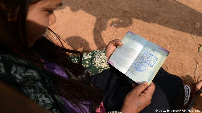Sunita Magar illegale nepalesische Migranten in Syrien (Getty Images/AFP/P. Mathema)