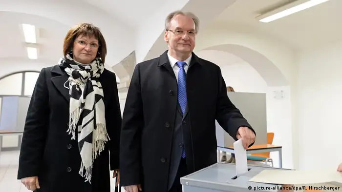 Deutschland Landtagswahl Sachsen-Anhalt Reiner Haseloff
