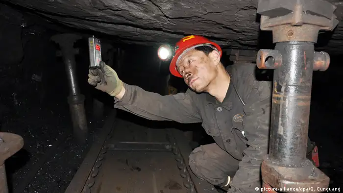 China Kohlemine von Longmay Bergbau in der Stadt Qitaihe