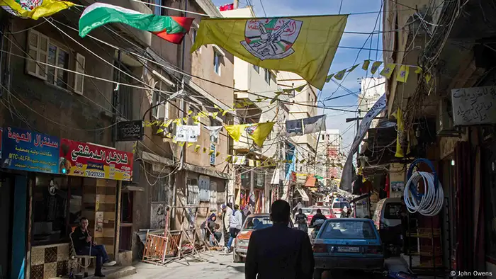 Libanon Flüchtlingslager Ain el Helweh Straße (John Owens)