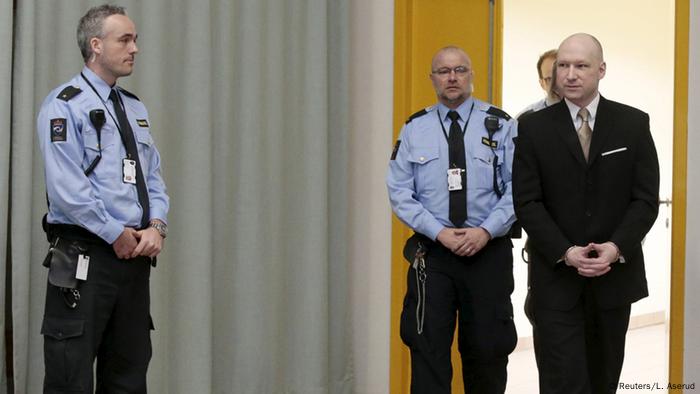 Norwegian Mass Murderer Breivik Equates Prison To Execution Europe News And Current Affairs From Around The Continent Dw 16 03 16