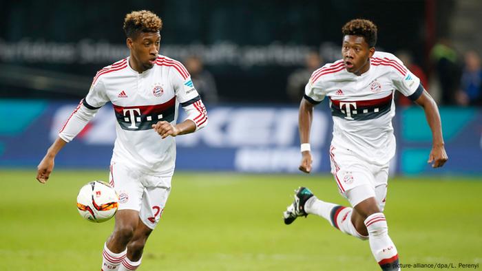 Deutschland Coman und Alaba gemeinsam für den FC Bayern München