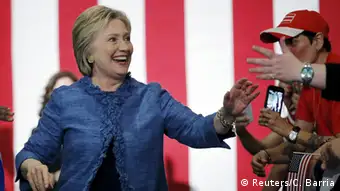 USA Vorwahlen in Florida Hillary Clinton in West Palm Beach