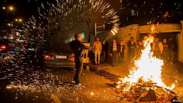 Irán, fiesta del fuego