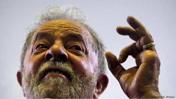 Luiz Inacio Lula vor Anhängern