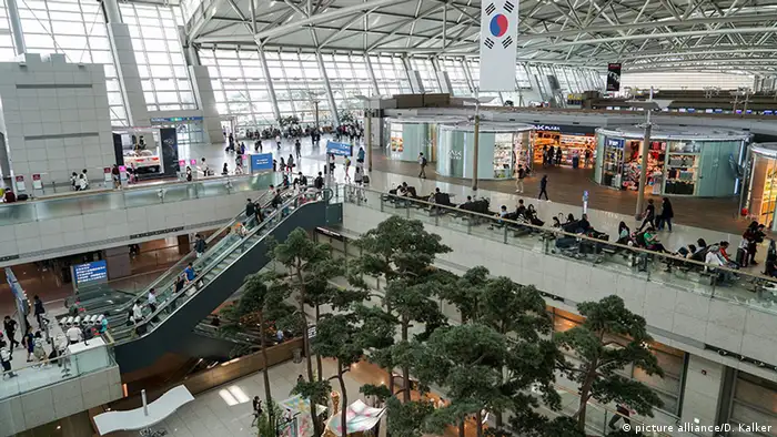 图为首尔仁川机场的资料图片