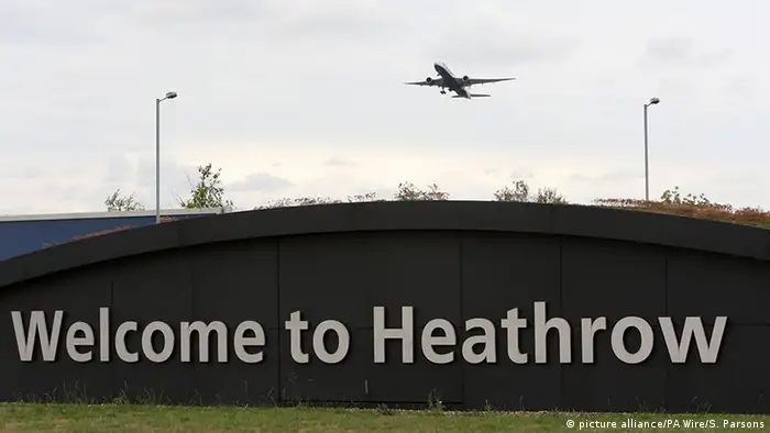Großbritannien Flughafen Heathrow (picture alliance/PA Wire/S. Parsons)