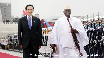Taiwan Taipei Ma Ying-jeou und Yahya Jammeh