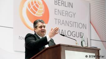 Deutschland Energy Transition Dialogue in Berlin Gabriel