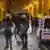 Belgien Moolenbeek Polizei sicher Strasse wegen Razzia