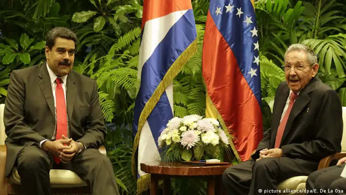 Kuba Raul Castro und Nicolas Maduro