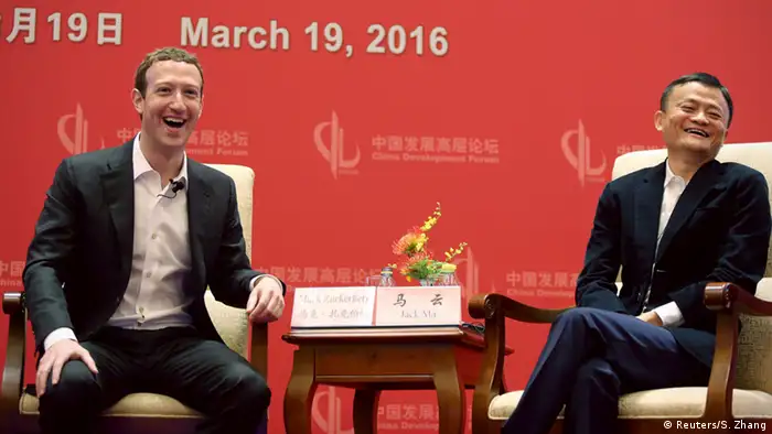 China Peking Treffen Zuckerberg Jack Ma Facebook Alibaba (Reuters/S. Zhang)