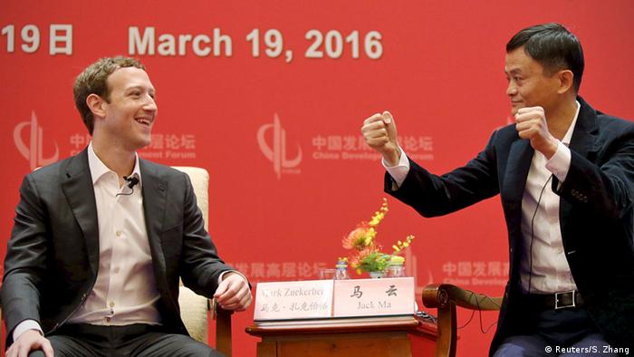 China Peking Treffen Zuckerberg Jack Ma Facebook Alibaba (Reuters/S. Zhang)