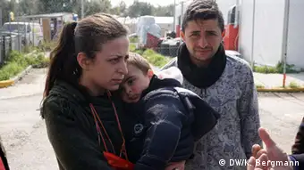 Griechenland Lesbos Flüchtlingsfrau Nour