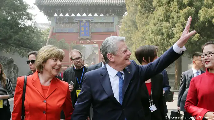 China Peking Staatsbesuch Gauck Sommerpalast
