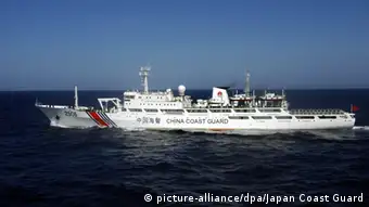 Ostchinesisches Meer China Küstenwachenschiff 2166 bei Senkaku / Diaoyu