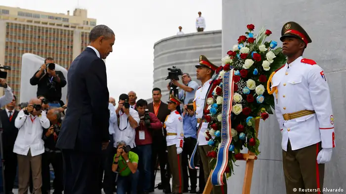 Barack Obama USA in Kuba Havana 