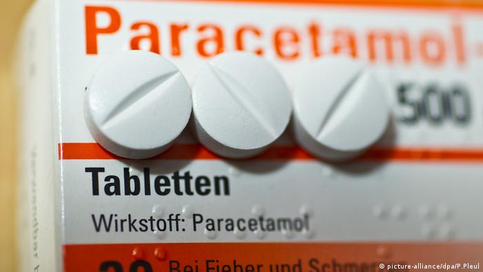 Paracetamol Tabletten gegen Schmerzen und Fieber