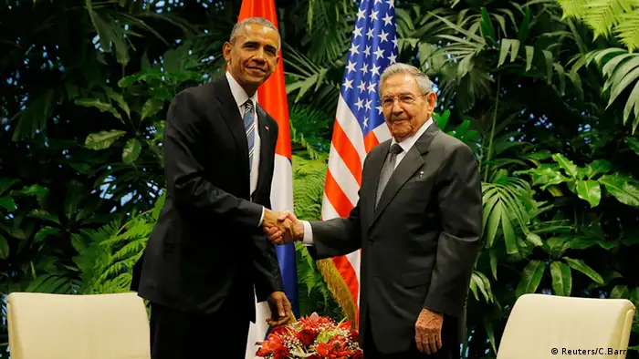 Barack Obama Raul Castro Kuba Havana (Reuters/C.Barria)