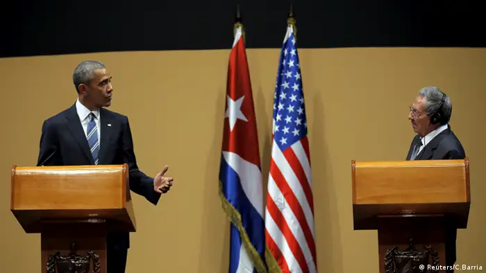 Barack Obama Raul Castro Kuba Havana