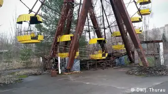 Ukraine Pripyat bei Tschernobyl Riesenrad Kirmes