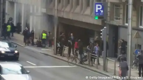 Belgien Brüssel Metro Station Maalbeek Explosion 