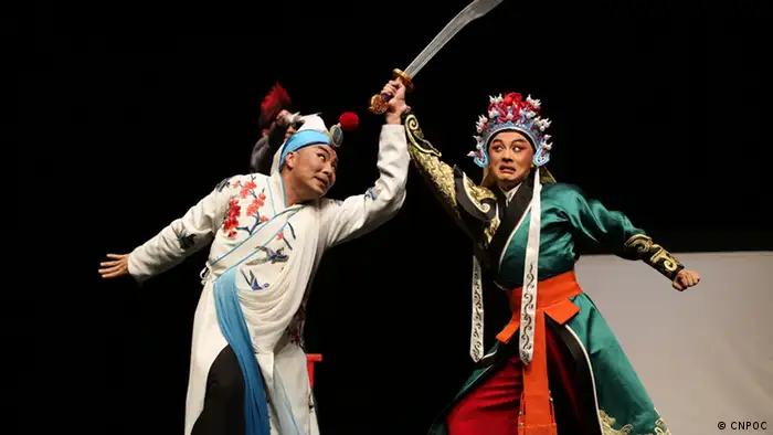 Theaterstück Peking Opera Faust Szene 2