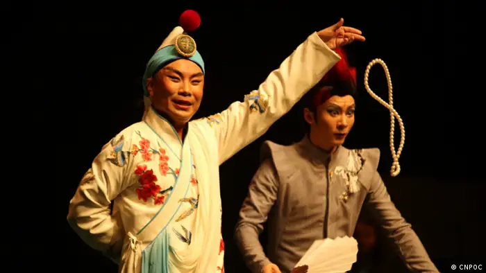 Theaterstück Peking Opera Faust Szene 3