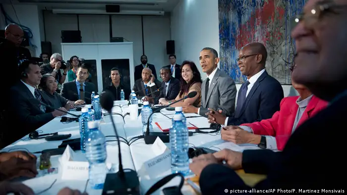 Kuba US Präsident Barack Obama Treffen mit Dissidenten