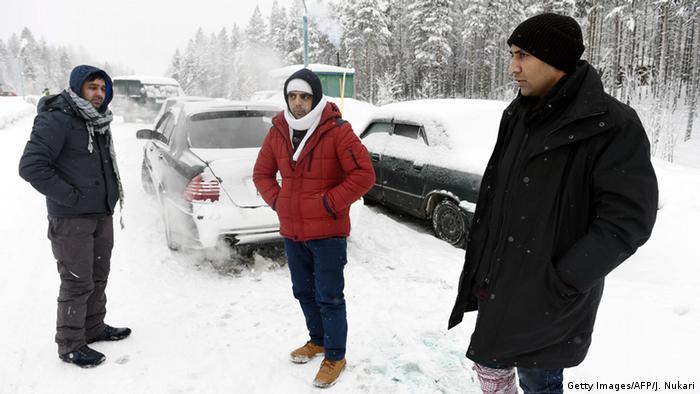 Мігранти на кордоні Росії та Фінляндії