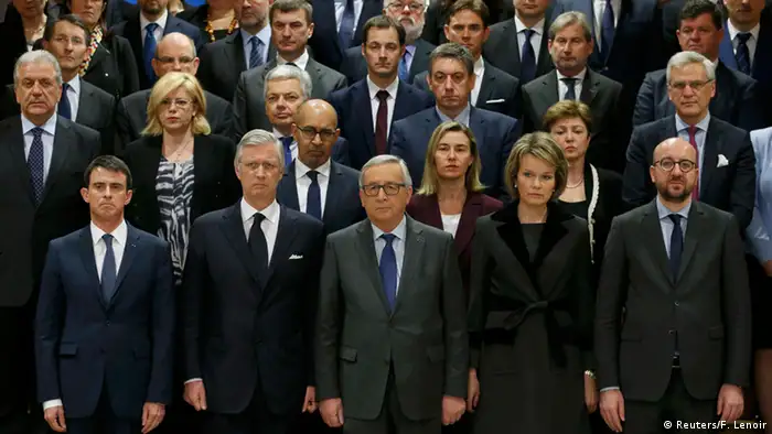 Belgien Schweigeminute EU Brüssel
