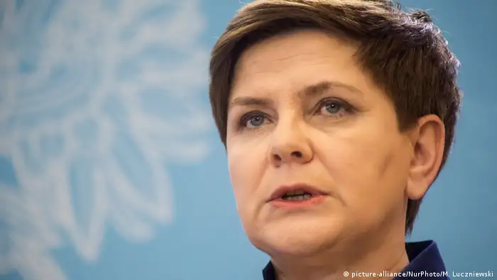 Polen Premierministerin Beata Szydlo (picture-alliance/NurPhoto/M. Luczniewski)
